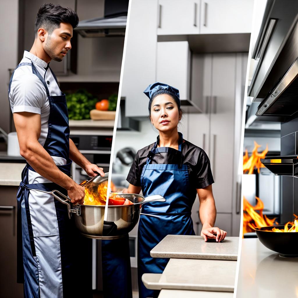 Avoid Wearing Loose Clothing While Cooking | Kitchen Safety
