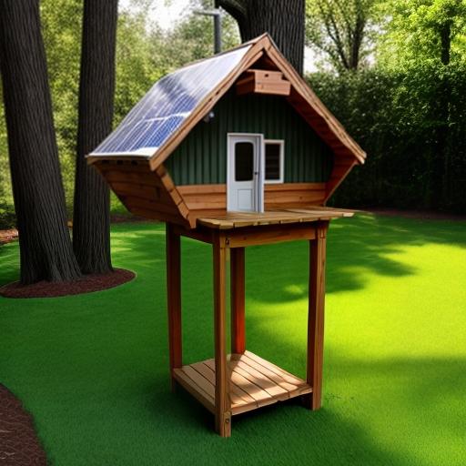 Building a DIY Backyard Treehouse Solar Charging Station